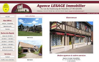 lesage-immobilier-gisors.com website preview