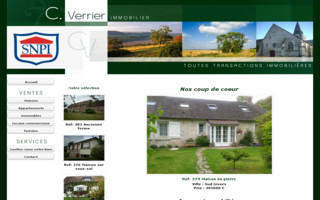 verrier-immobilier-gisors.com website preview