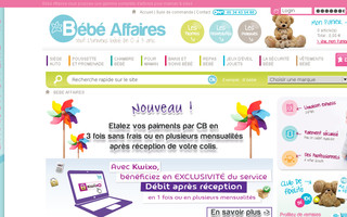 bebeaffaires.com website preview