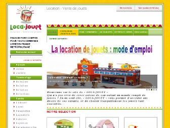 loca-jouet.fr website preview