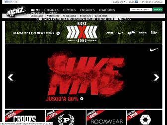 kickz.com website preview