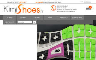 kimishoes.fr website preview