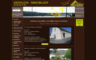 kerhuon-immobilier.com website preview