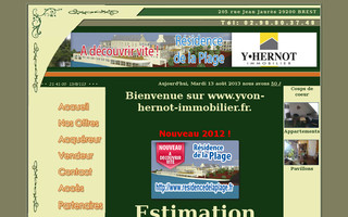 yvon-hernot-immobilier.fr website preview