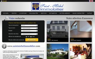 saintmichelimmobilier.com website preview