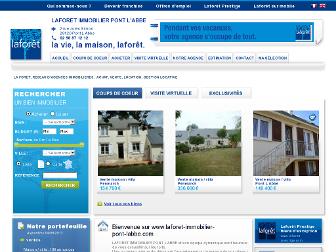 laforet-immobilier-pont-labbe.com website preview