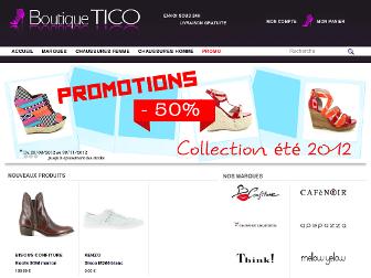 boutiquetico.com website preview