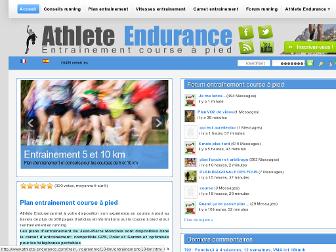 athlete-endurance.com website preview