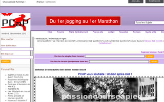 passioncourseapied.fr website preview