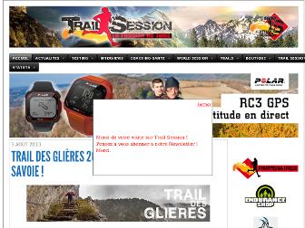 trail-session.fr website preview