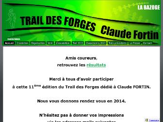 traildesforges72.fr website preview
