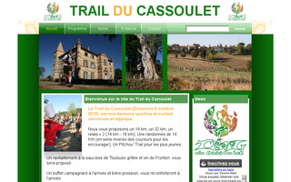 trailducassoulet.fr website preview