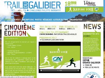 traildugalibier.com website preview