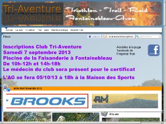 tri-aventure.fr website preview