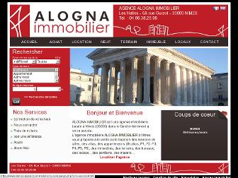 alogna-immobilier.com website preview