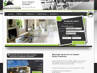 barjacimmobilier.com website preview