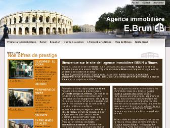 brunimmobilier.fr website preview