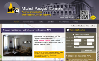 agencempc-immobilier-nimes.com website preview
