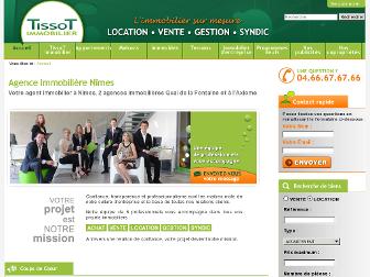 tissot-immobilier.com website preview