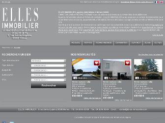 elles-immobilier.com website preview