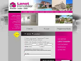 lanot-immobilier.com website preview