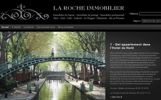 larocheimmobilier.com website preview