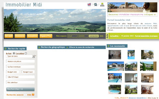 immobilier-midi.com website preview