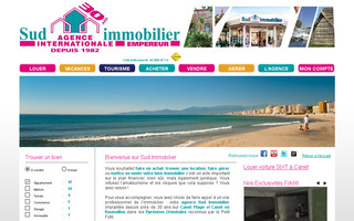 sudimmobilier.com website preview