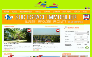 sudespaceimmobilier.com website preview