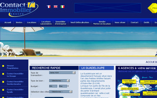 contact-immobilier.eu website preview