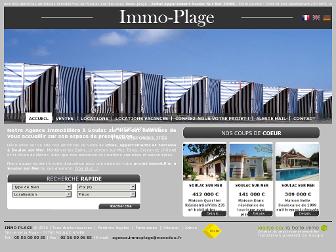 agence-immoplage.com website preview
