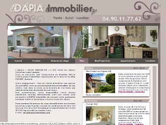 dapia-immobilier.com website preview