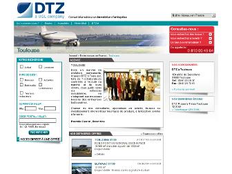 toulouse.dtz-immo.fr website preview