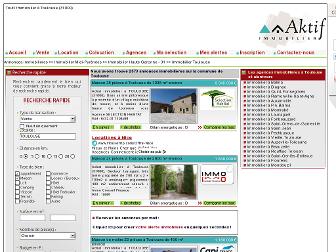 immobilier-toulouse.aktifimmo.com website preview