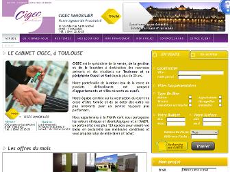 cigec-immobilier-toulouse.com website preview