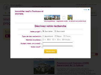 immobilierneuftoulouse.com website preview