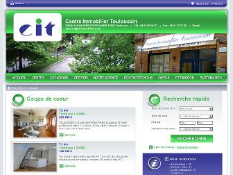 citimmobiliertoulouse.fr website preview