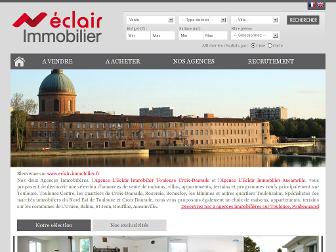 eclair-immobilier.fr website preview