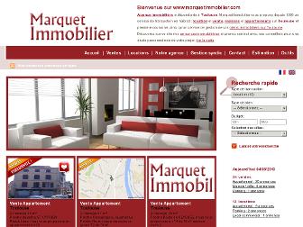 marquetimmobilier.com website preview