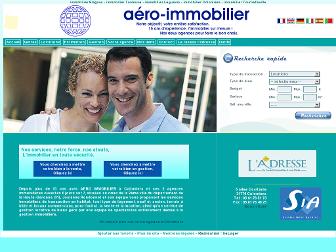 aeroimmobilier.com website preview