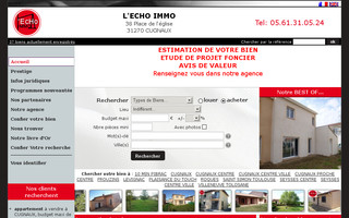 echo-immobilier.com website preview