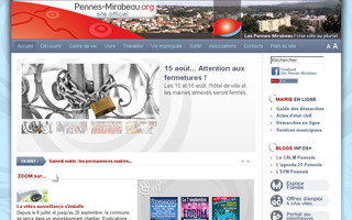 pennes-mirabeau.org website preview