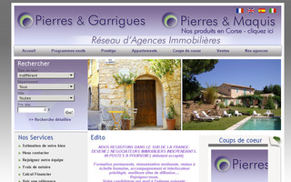 pierresetgarrigues.com website preview