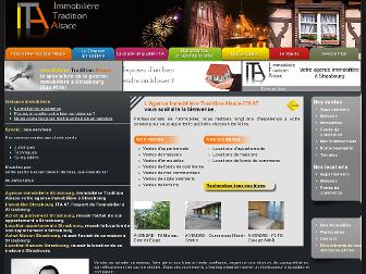immobiliere-tradition-alsace.com website preview