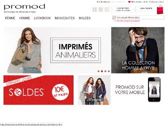 promod.fr website preview