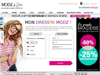 modz.fr website preview