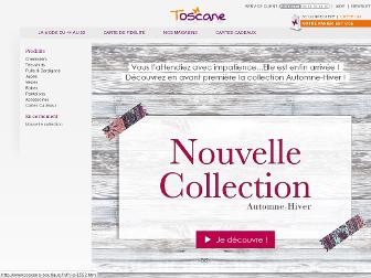 toscane-boutique.fr website preview