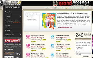 grandshopping.fr website preview