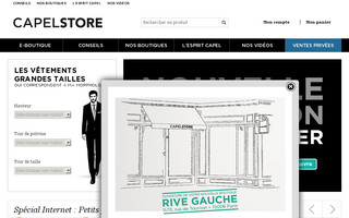 capelstore.fr website preview