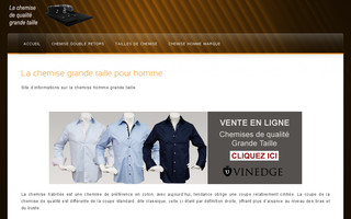 chemise-homme-grande-taille.fr website preview